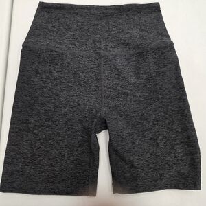Beyond Yoga Spacedye Charcoal Bike Shorts